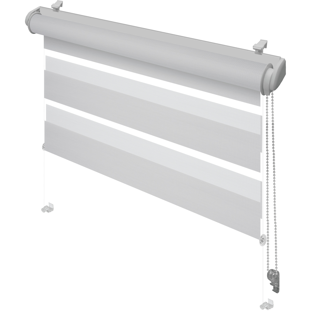 Rulou GARDINIA Smart D&N, semiopac, poliester, 57.5 x 140 cm, alb