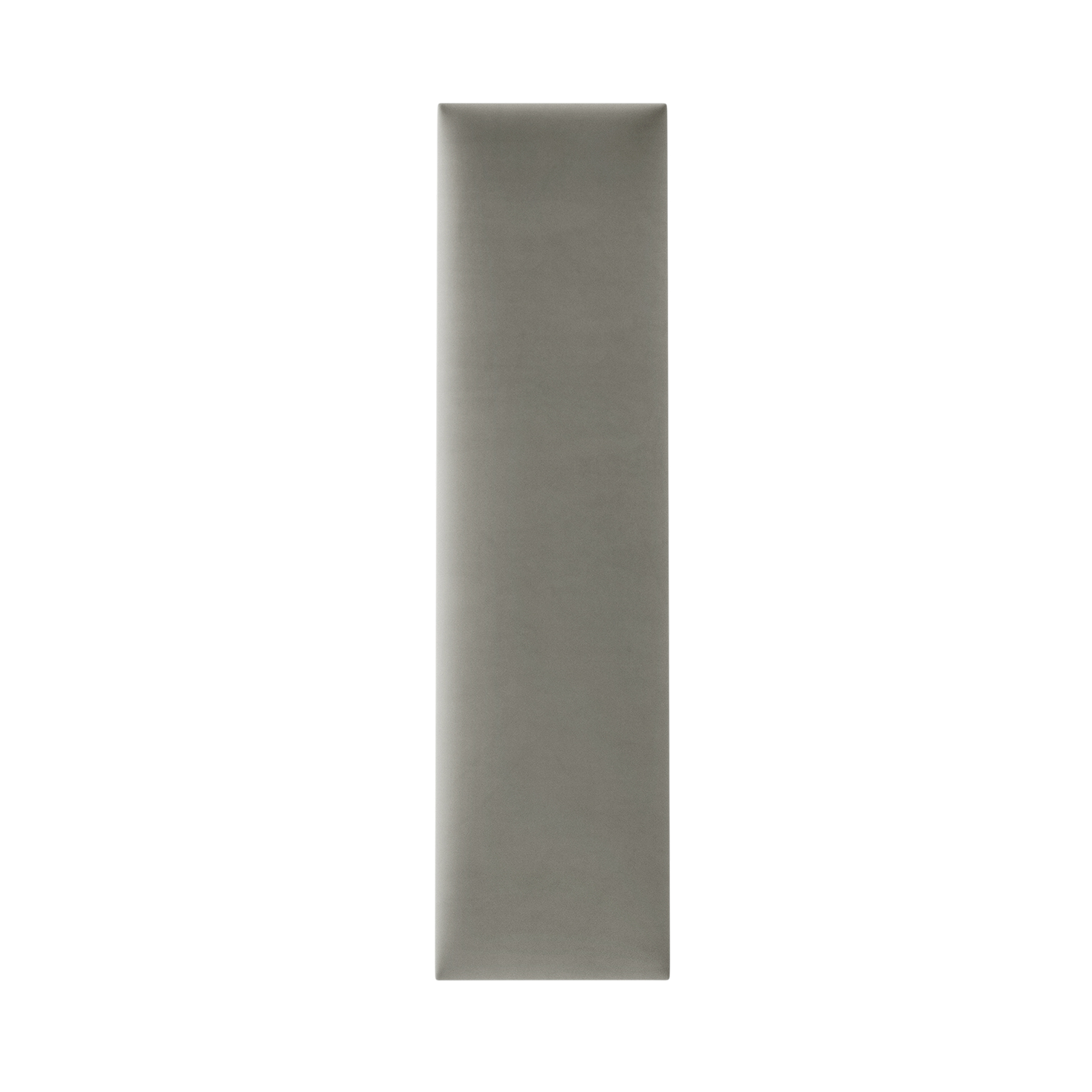 Panou tapitat, gri, dreptunghi ingust, 60 x 15 cm