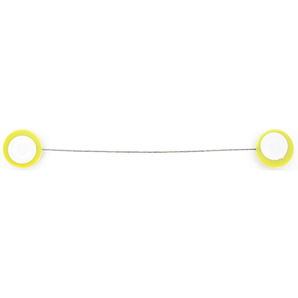 Magnet prindere draperie Pearls, rasina, 19 x 7 cm, verde