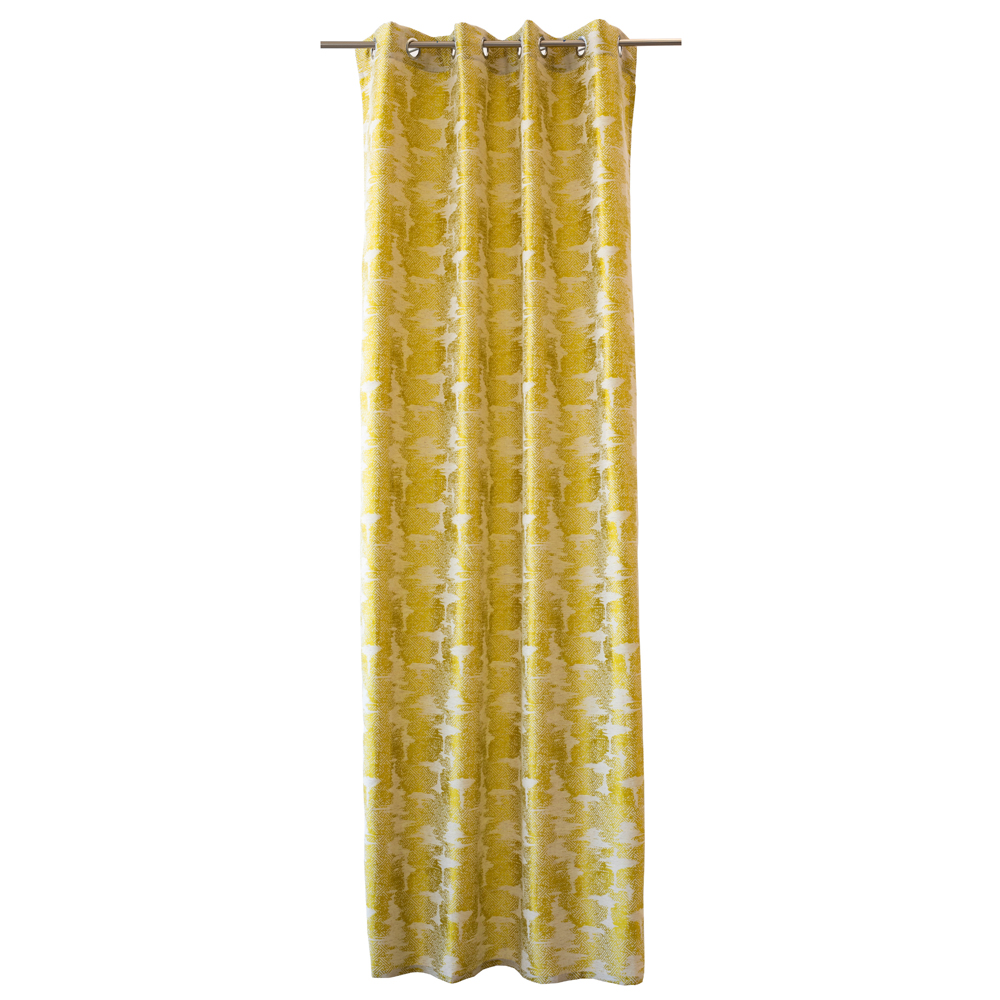 Draperie Mendola Tagus, inele, 140 x 260 cm, galben