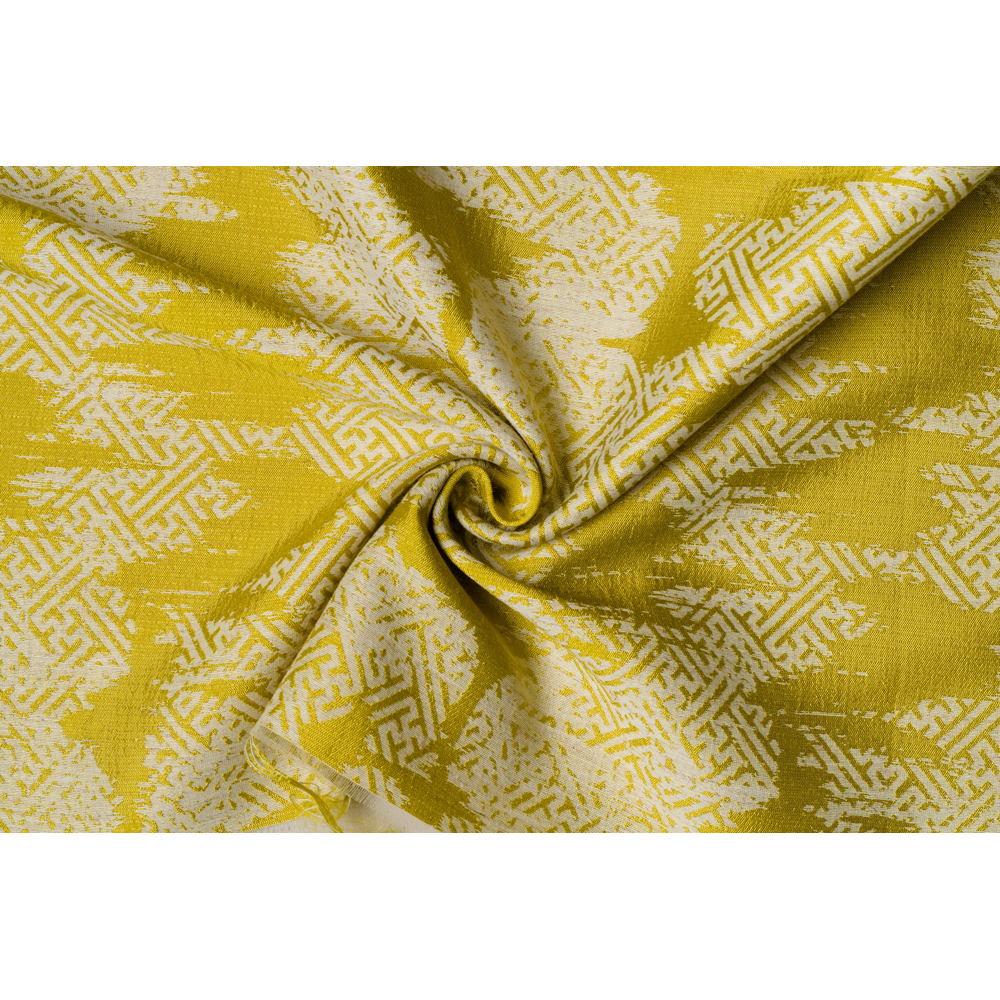 Draperie Mendola Tagus, inele, 140 x 260 cm, galben