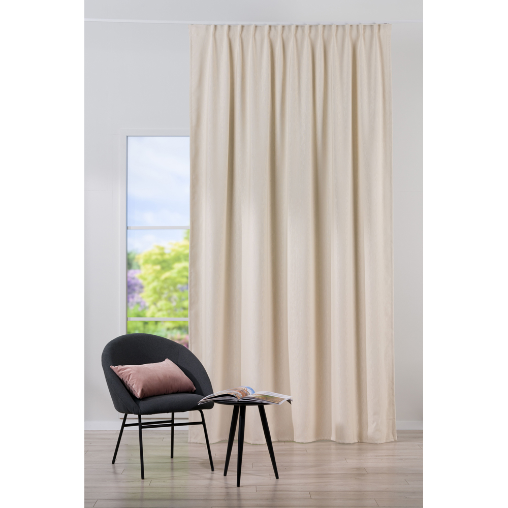 Draperie Agios, rejansa, 140 x 260 cm, semiopac, crem