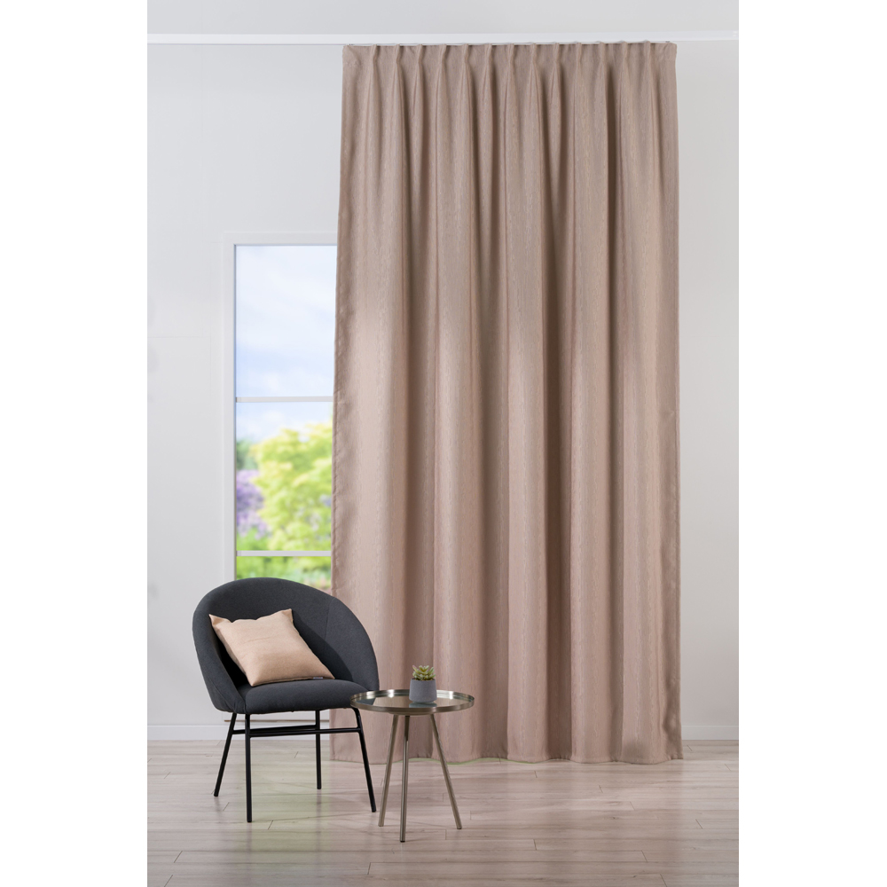 Draperie Agios, rejansa, 140 x 260 cm, semiopac, maro