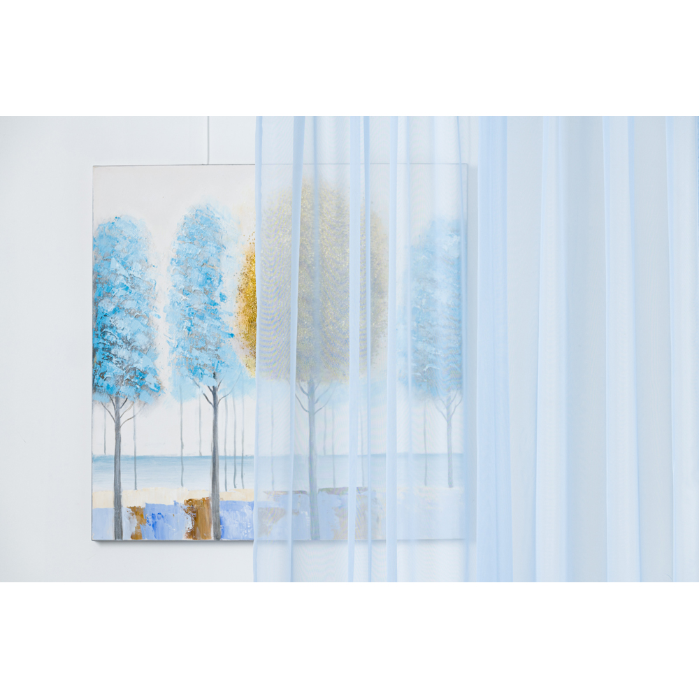 Perdea Mood, rejansa, 140 x 245 cm, albastru