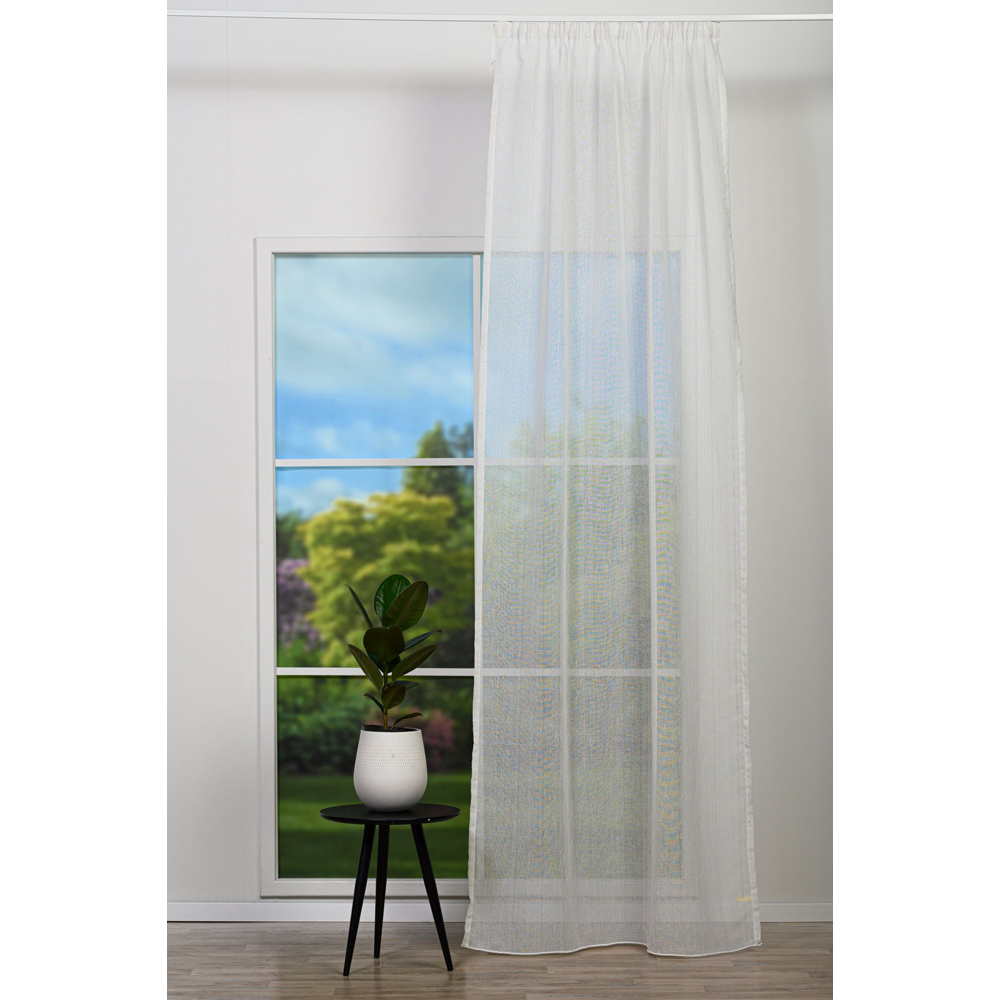 Perdea Fico, rejansa, 140 x 260 cm, bej