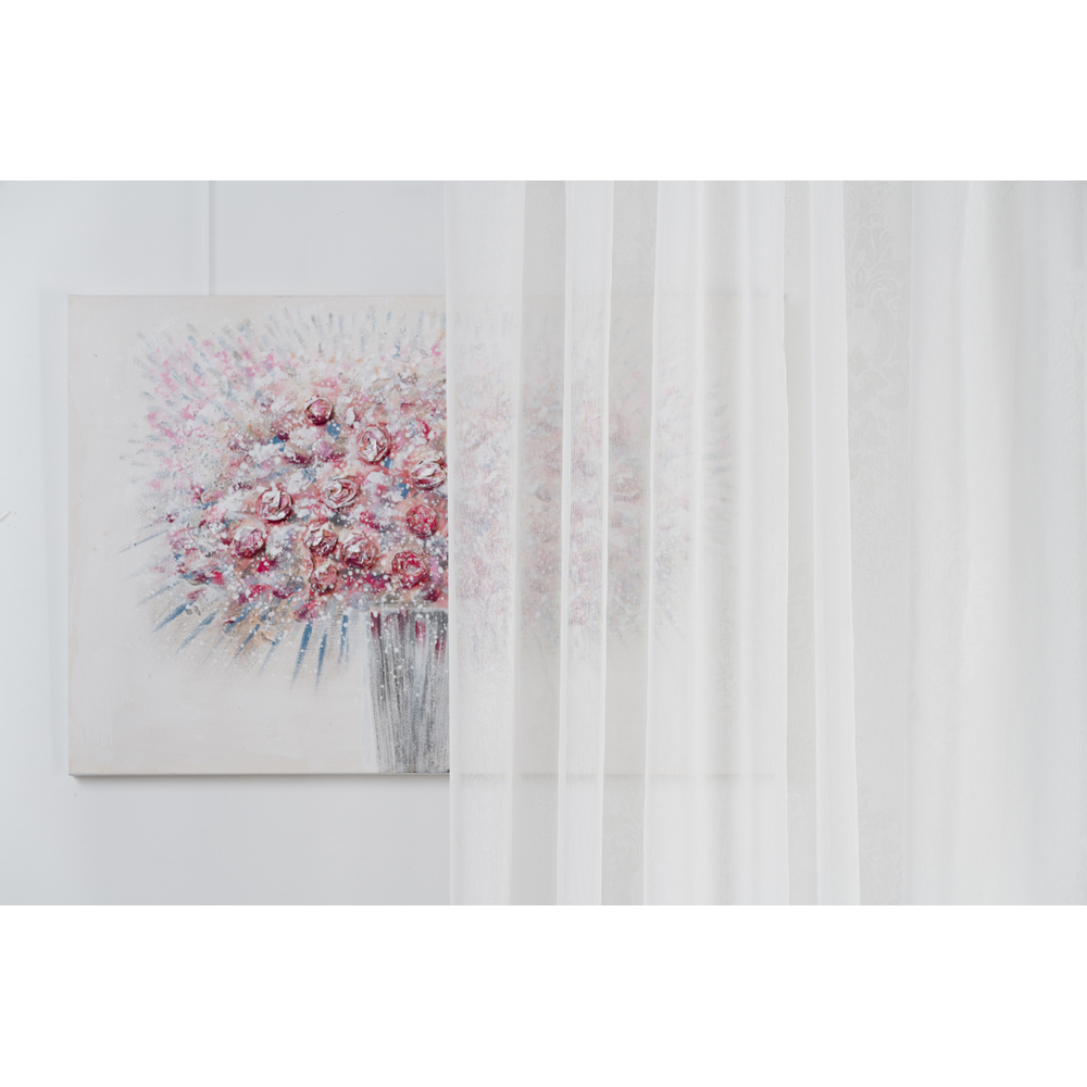 Perdea Marni, rejansa, 140 x 260 cm, crem