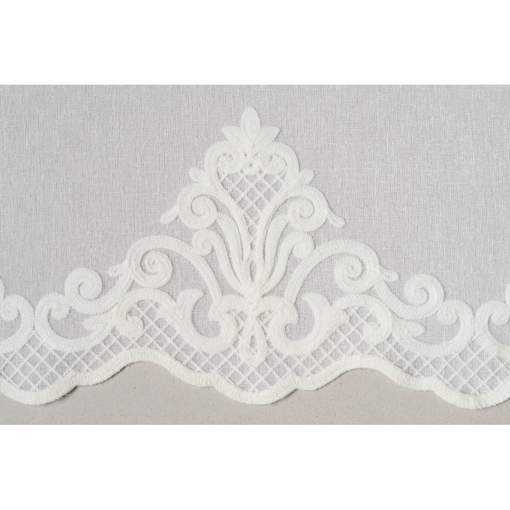 Perdea Angelique, rejansa, 140 x 260 cm, crem