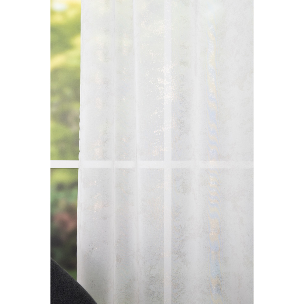 Perdea Cooler, inele, 140 x 260 cm, alb
