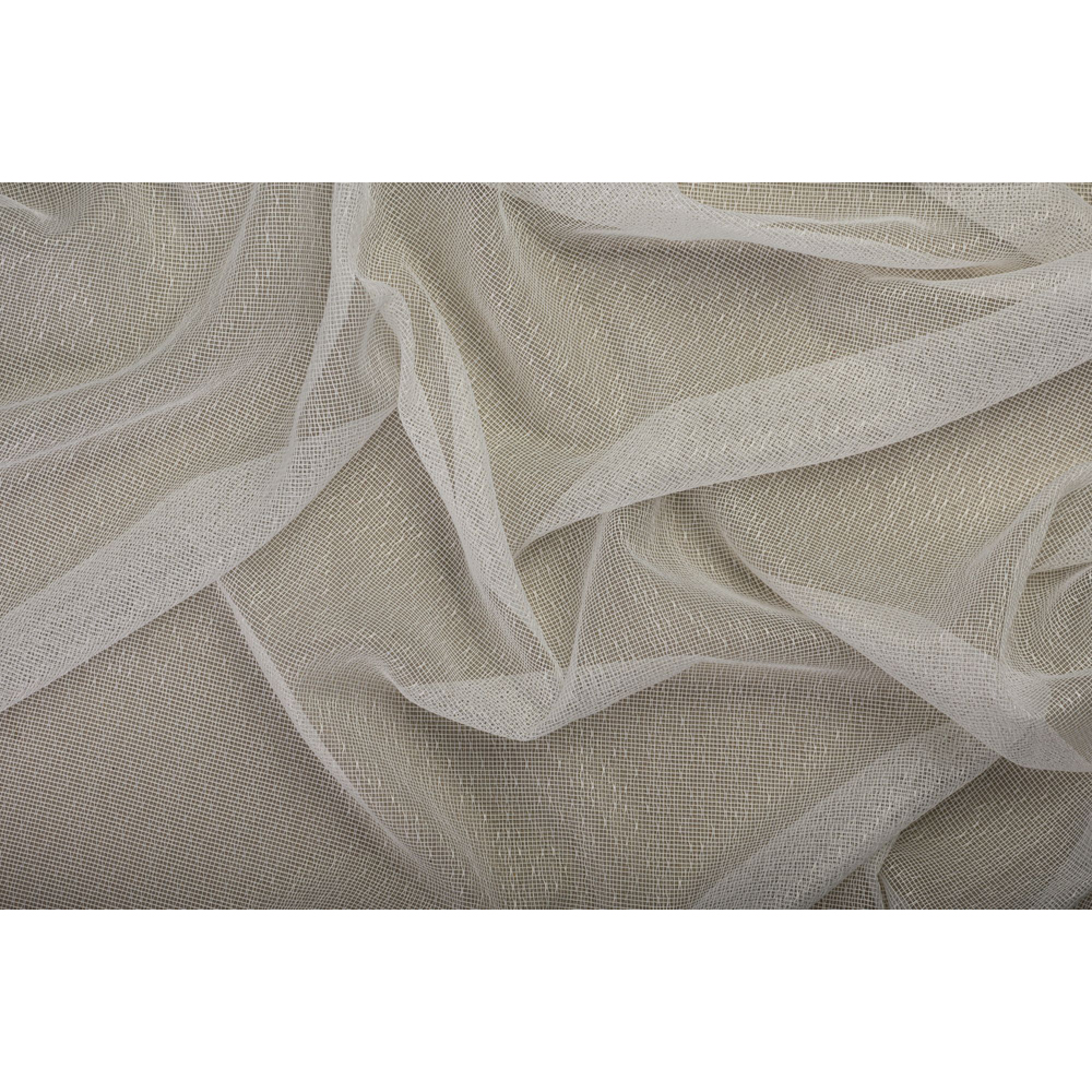 Perdea Faune, inele, 140 x 260 cm, ivoire