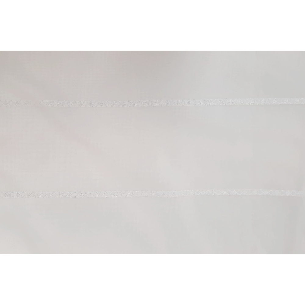 Perdea Missie, rejansa, 140 x 260 cm, crem