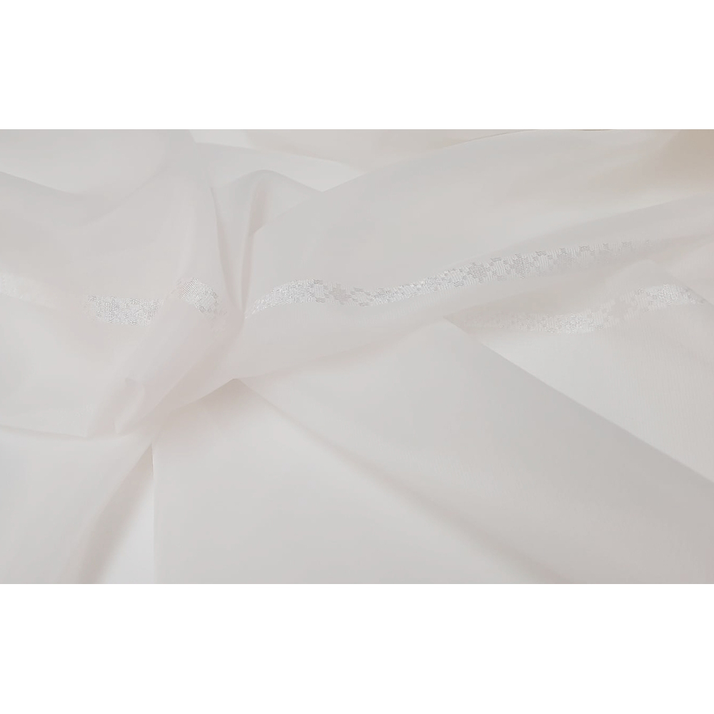Perdea Missie, rejansa, 140 x 260 cm, crem