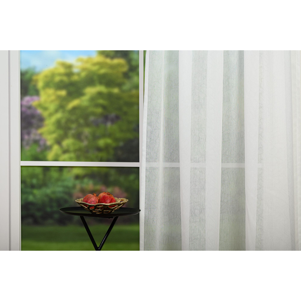 Perdea Galicia, rejansa, 140 x 260 cm, crem