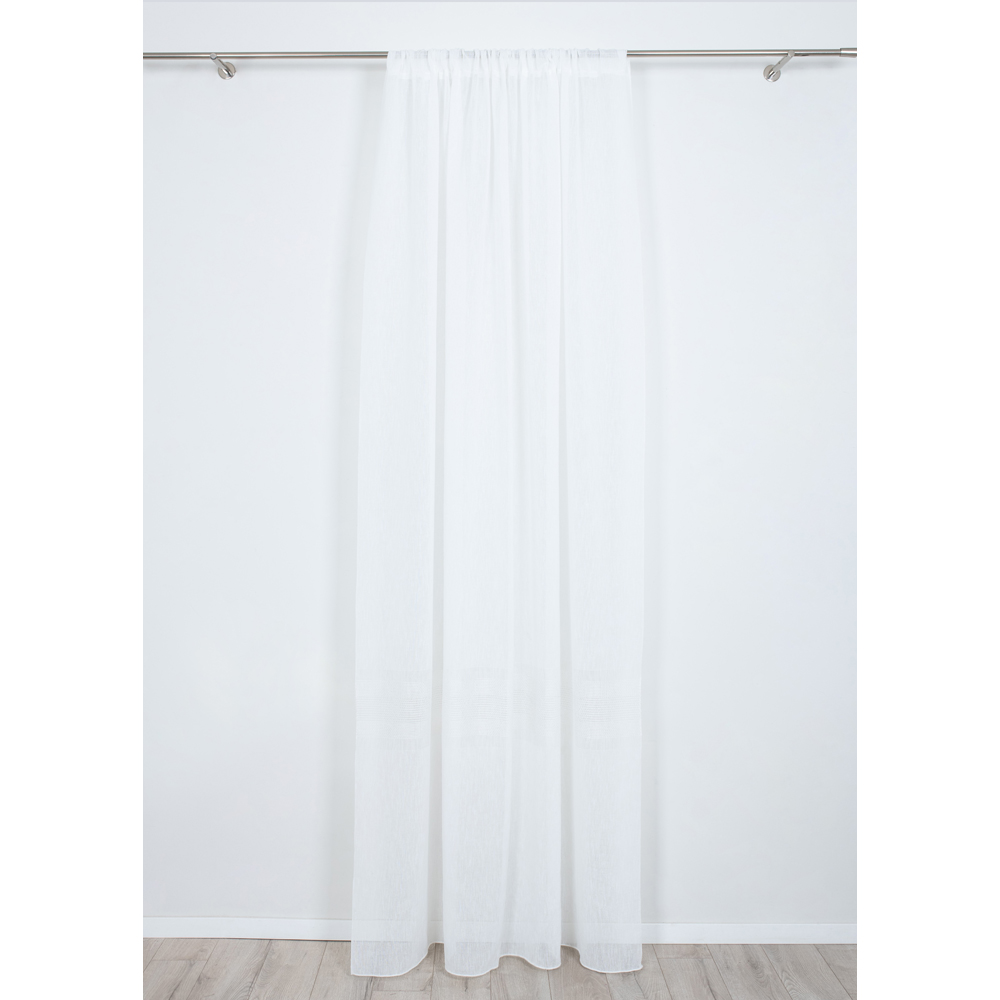 Perdea Austral, rejansa, 140 x 260 cm, crem