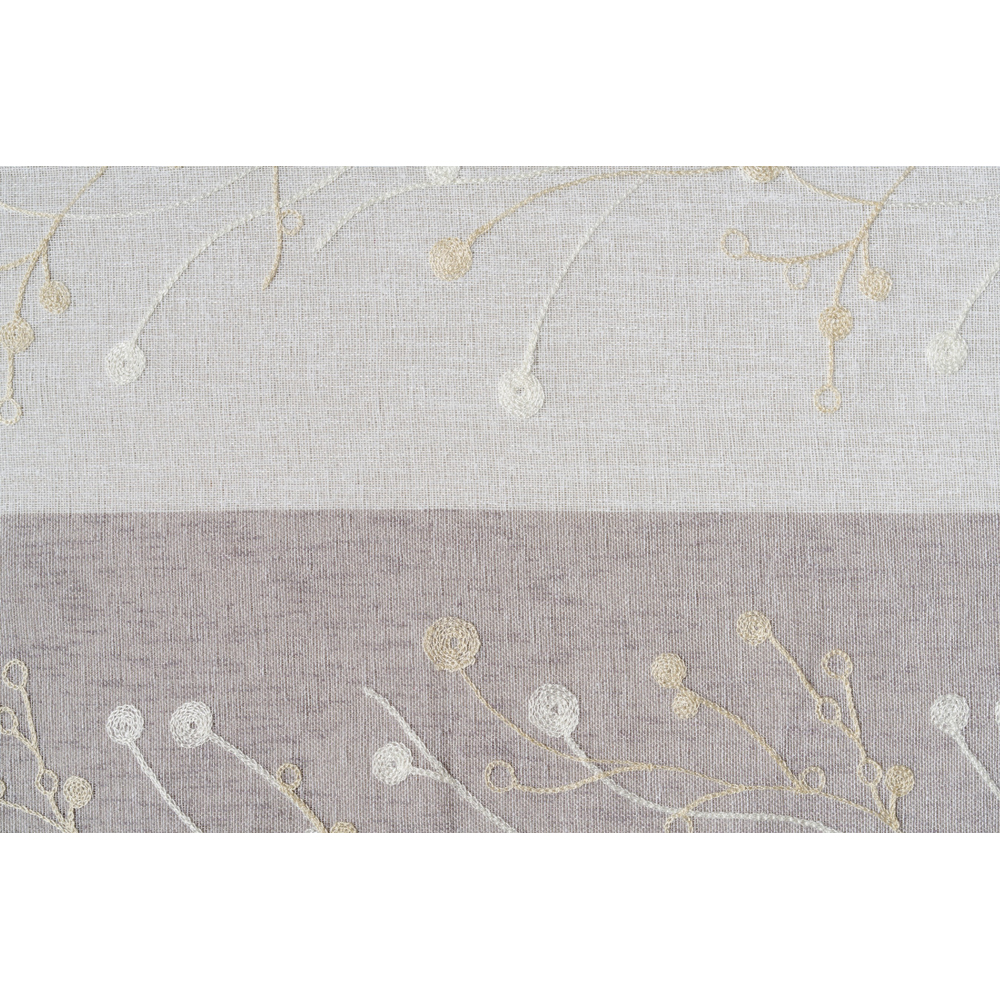 Perdea Casino, inele, 140 x 255 cm, crem