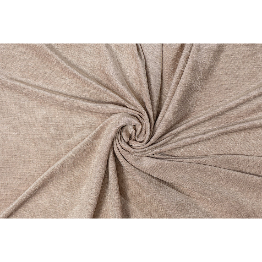 Draperie Magnolia, inele, 140 x 260 cm, semiopac, nisip