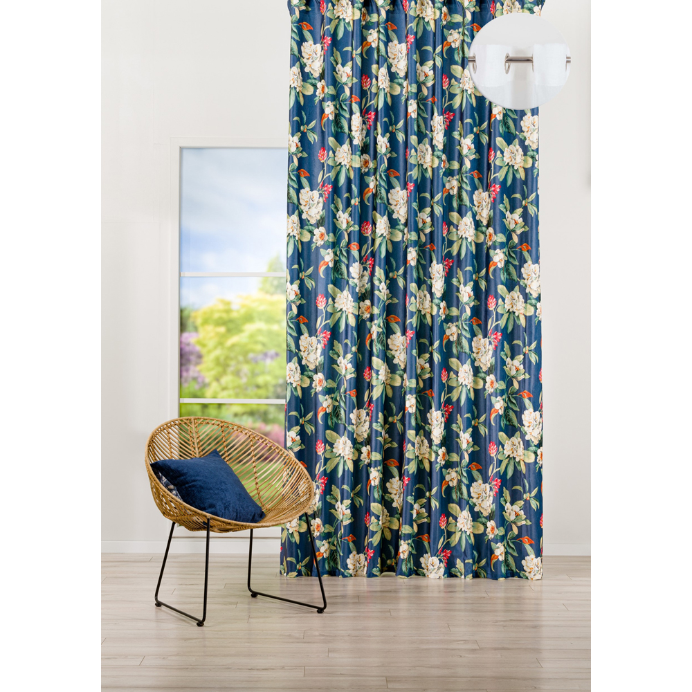 Draperie Antibes, inele, 140 x 260 cm, semiopac, verde