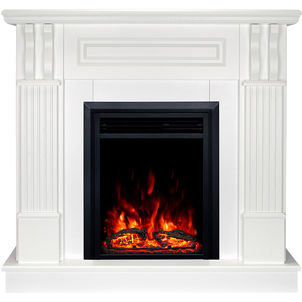 Semineu electric ART FLAME Veronix, 1500W, telecomanda, 105 x 30 x 100 cm, alb