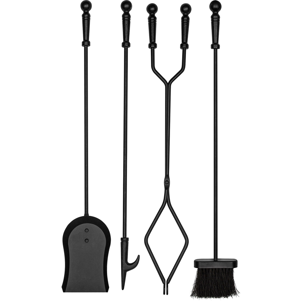 Set vatrai curatare seminee ART FLAME The Sword, 75 x 25 x 25 cm, metal, 4 accesorii