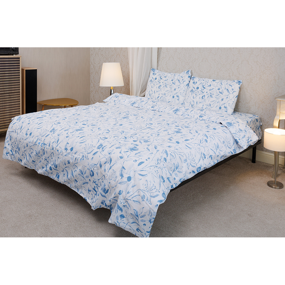 Lenjerie de pat HOME STILL Finet, 2 persoane, 100% microfibra, 200 x 220 cm, 4 piese