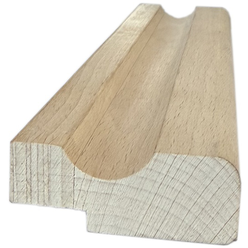 Plinta dreapta PRO MOBILA, lemn de fag, 200 x 5 x 1.8 cm