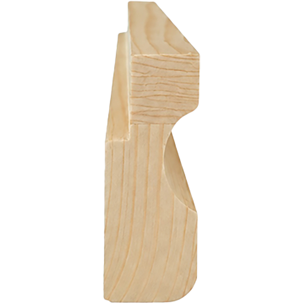 Plinta dreapta PRO MOBILA, lemn de rasinoase, 200 x 5 x 1.8 cm