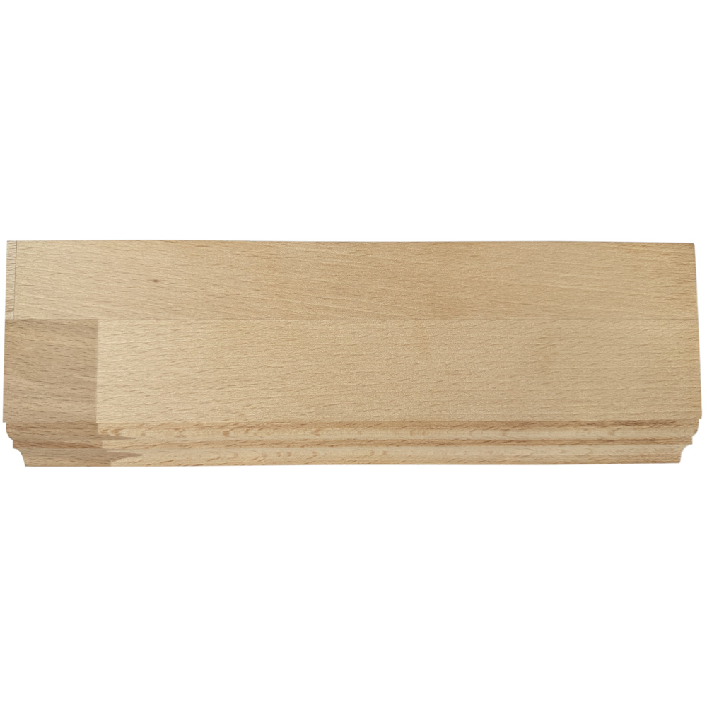 Plinta profilata PRO MOBILA, lemn de fag, 200 x 8 x 1.8 cm