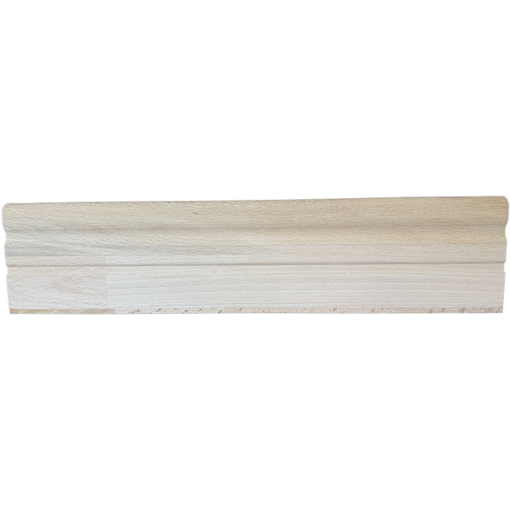 Plinta profilata PRO MOBILA, lemn de fag, 200 x 8 x 1.8 cm