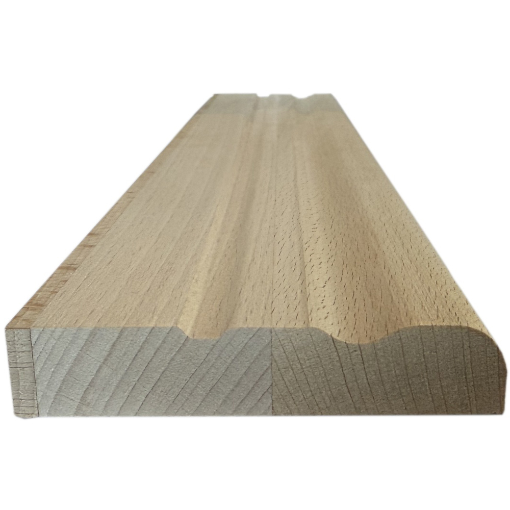 Plinta profilata PRO MOBILA, lemn de fag, 200 x 8 x 1.8 cm