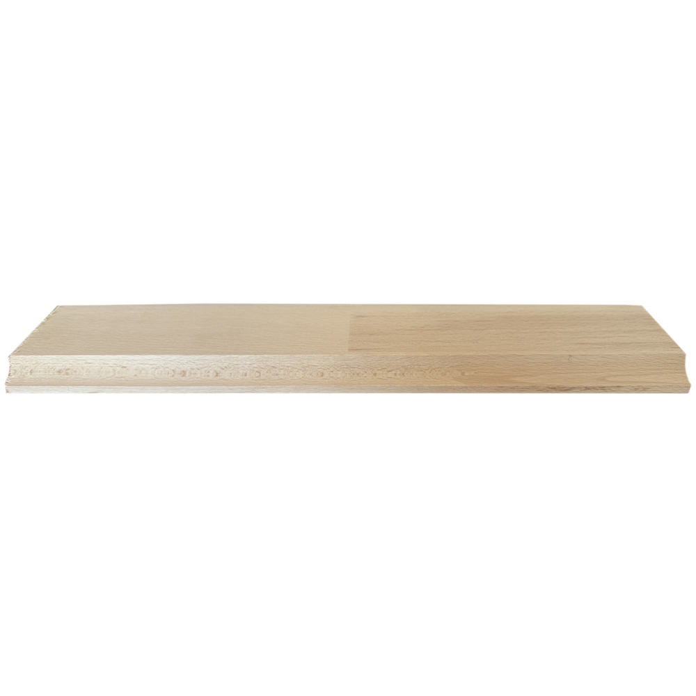 Plinta concava PRO MOBILA, lemn de fag, 200 x 8 x 1.8 cm
