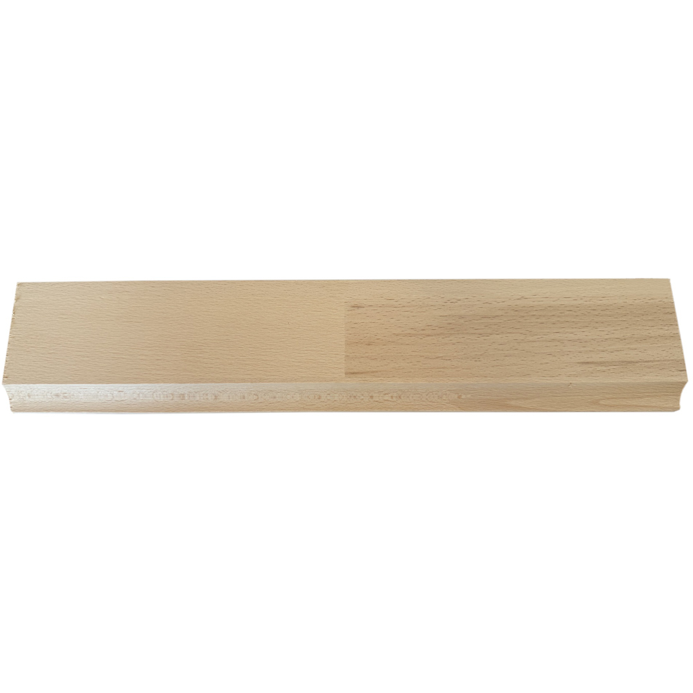 Plinta concava PRO MOBILA, lemn de fag, 200 x 8 x 1.8 cm
