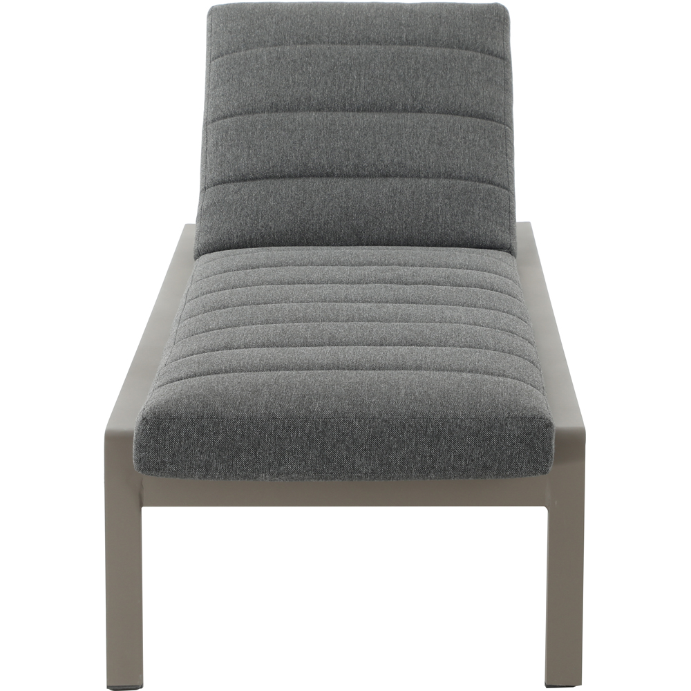 Sezlong gradina MYRIA Altona, 68 x 197.5 x 37 cm, gri antracit