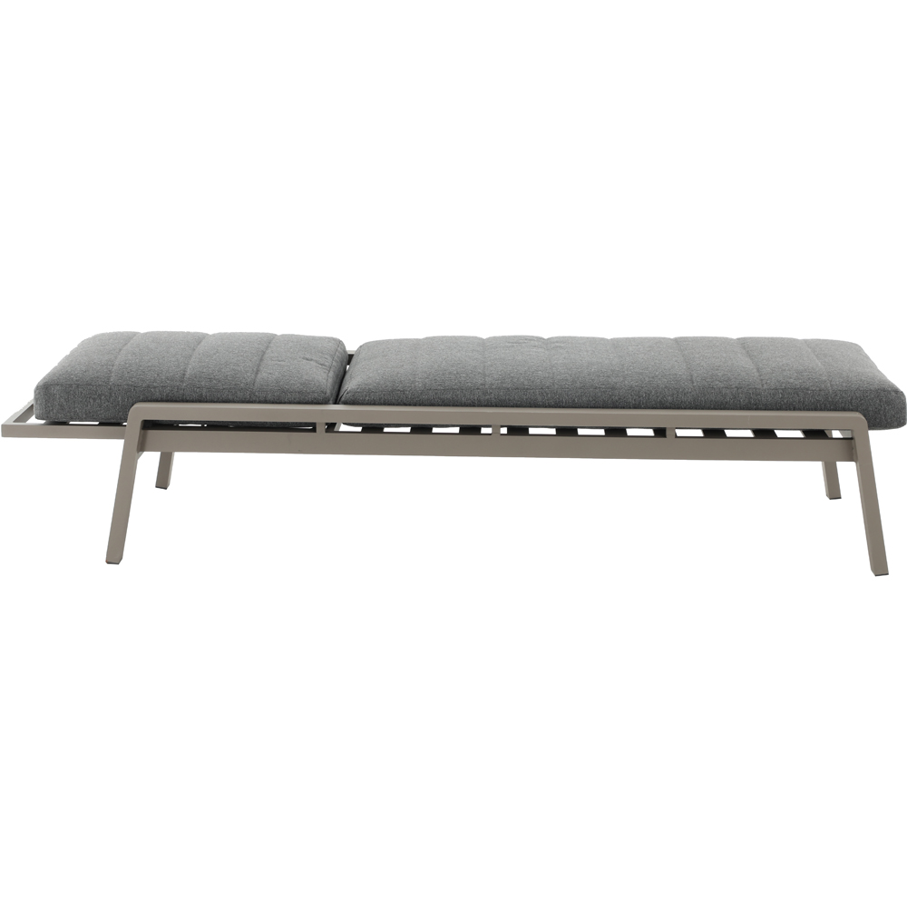 Sezlong gradina MYRIA Altona, 68 x 197.5 x 37 cm, gri antracit