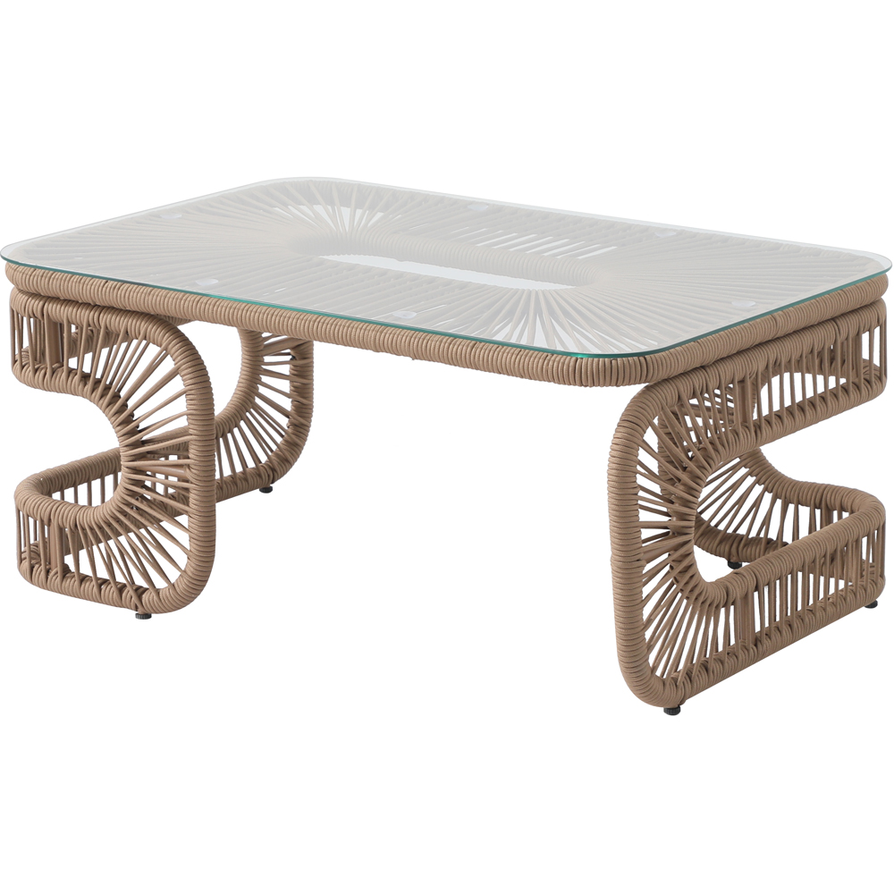 Set mobilier gradina MYRIA, 2 piese, maro