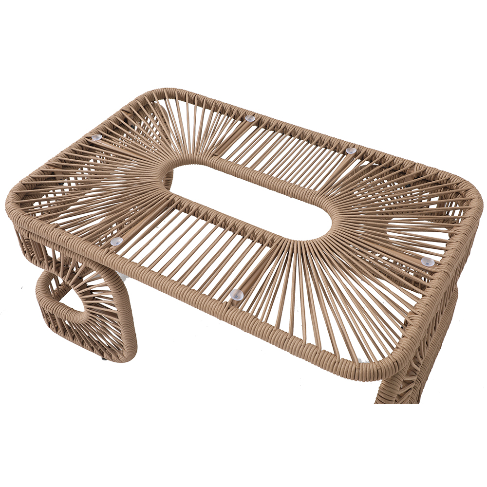 Set mobilier gradina MYRIA, 2 piese, maro