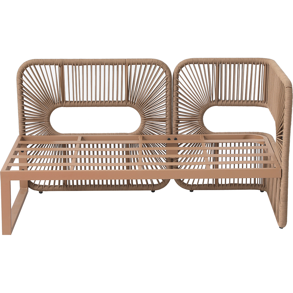 Set mobilier gradina MYRIA, 2 piese, maro