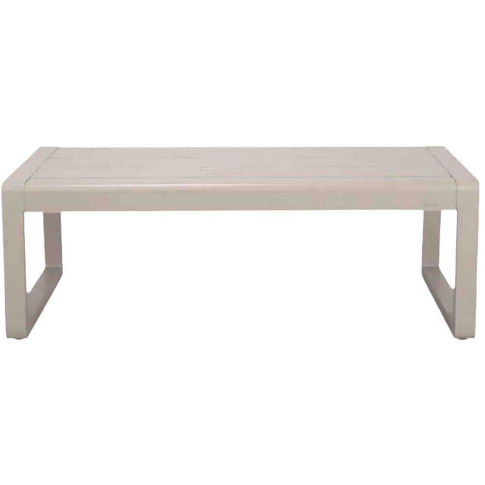 Set mobilier gradina Coffee, aluminiu, 4 piese, crem