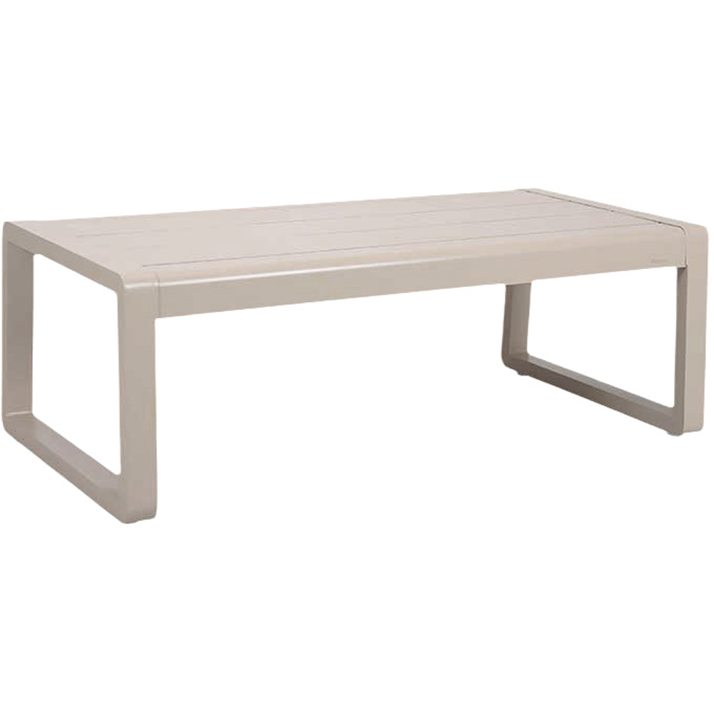 Set mobilier gradina Coffee, aluminiu, 4 piese, crem