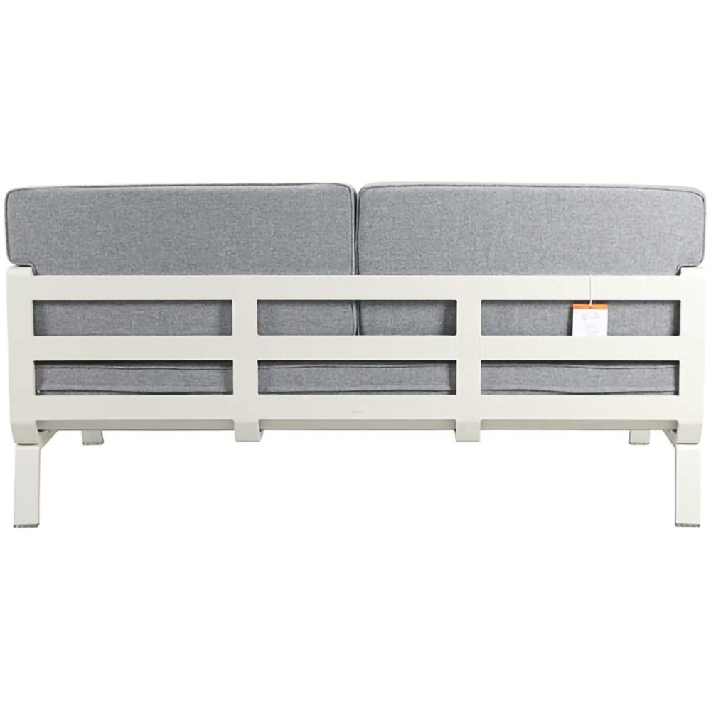 Set mobilier gradina Vienna, aluminiu, 4 piese, gri