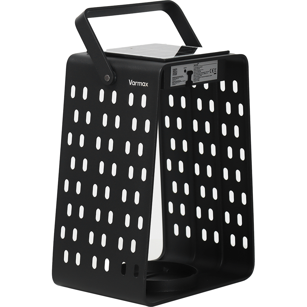Lampa solara VARMAX M, 6W, IP65, gri inchis