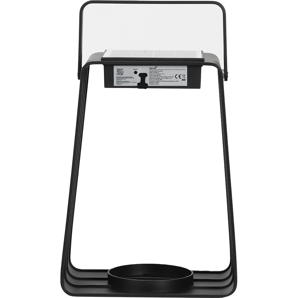 Lampa solara VARMAX M, 6W, IP65, gri inchis