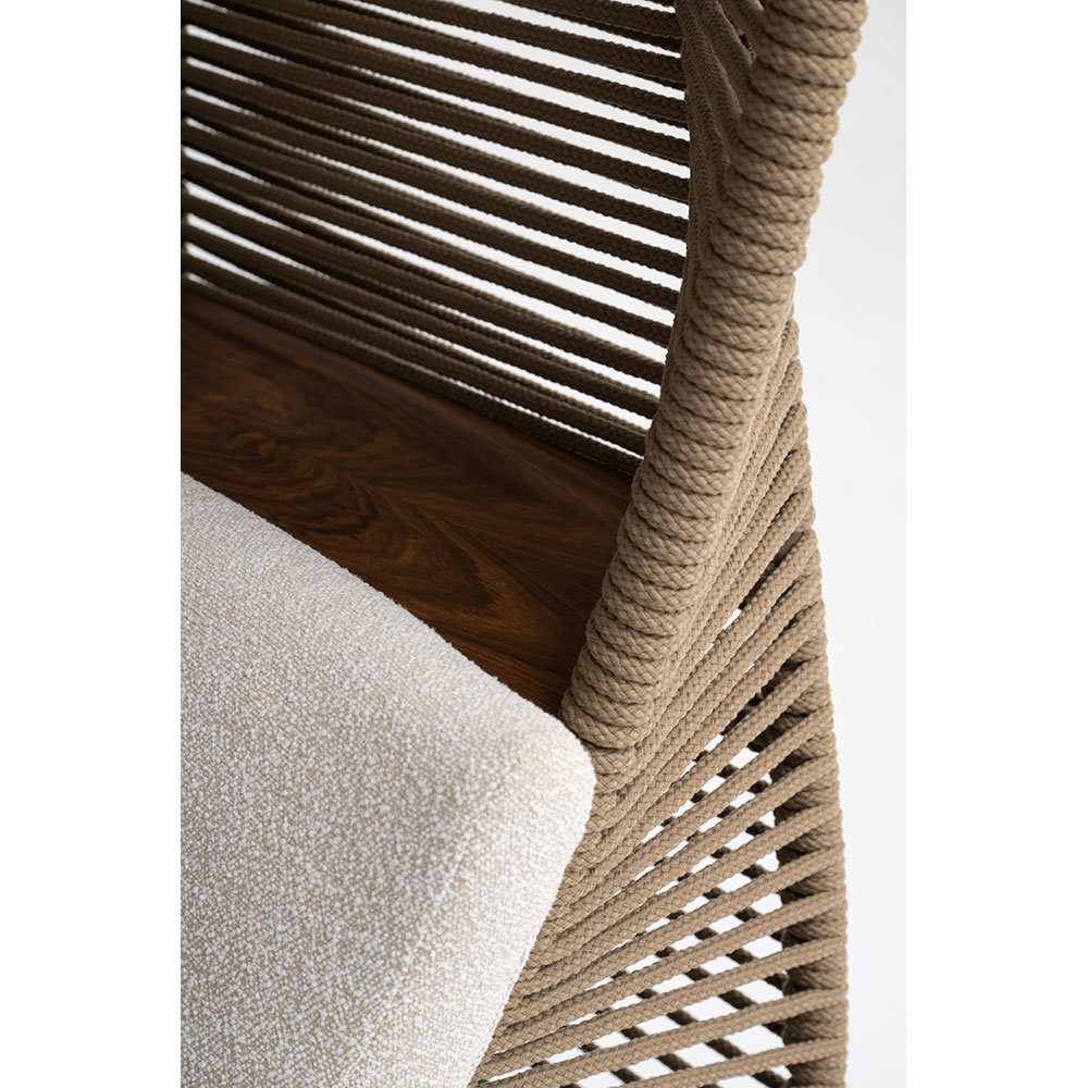 Pat gradina Belvedere, aluminiu, 255 x 116.1 x 200 cm, taupe