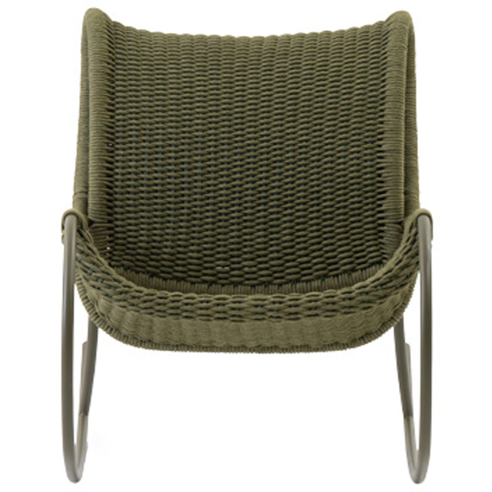 Scaun balansoar LIVINTWIST Apsaras, 66 x 107 x 78.5 cm, verde deschis
