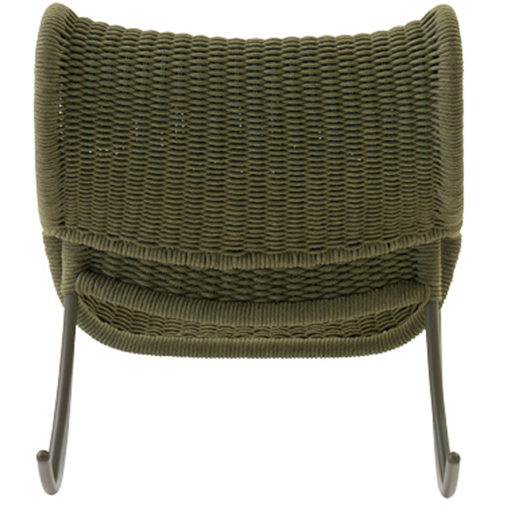 Scaun balansoar LIVINTWIST Apsaras, 66 x 107 x 78.5 cm, verde deschis