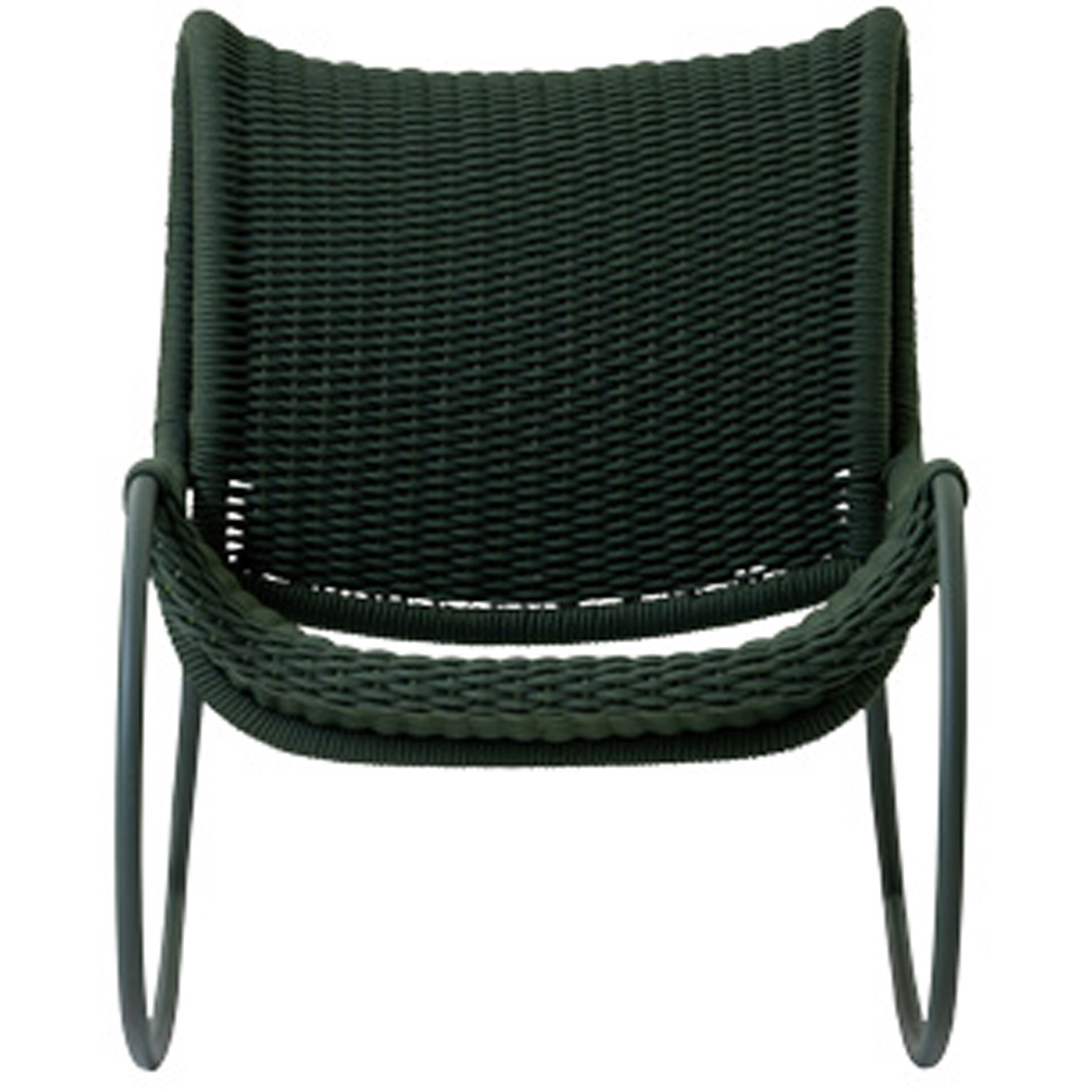 Scaun balansoar LIVINTWIST Apsaras, 66 x 107 x 78.5 cm, verde inchis