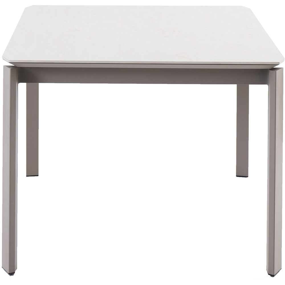 Masa terasa LIVINTWIST Rock L, aluminiu, 239-298 x 100 x 75 cm, taupe