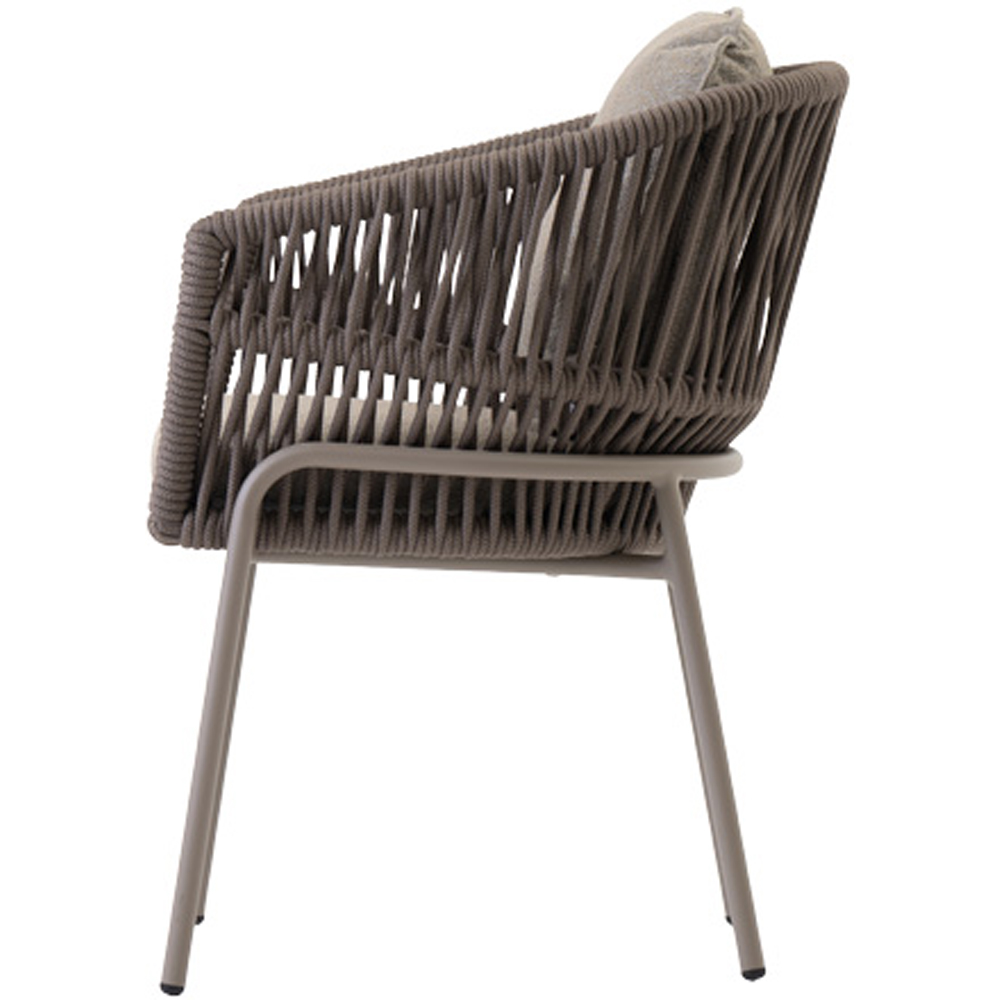 Scaun LIVINTWIST Rock, 61 x 78.5 x 60 cm, taupe