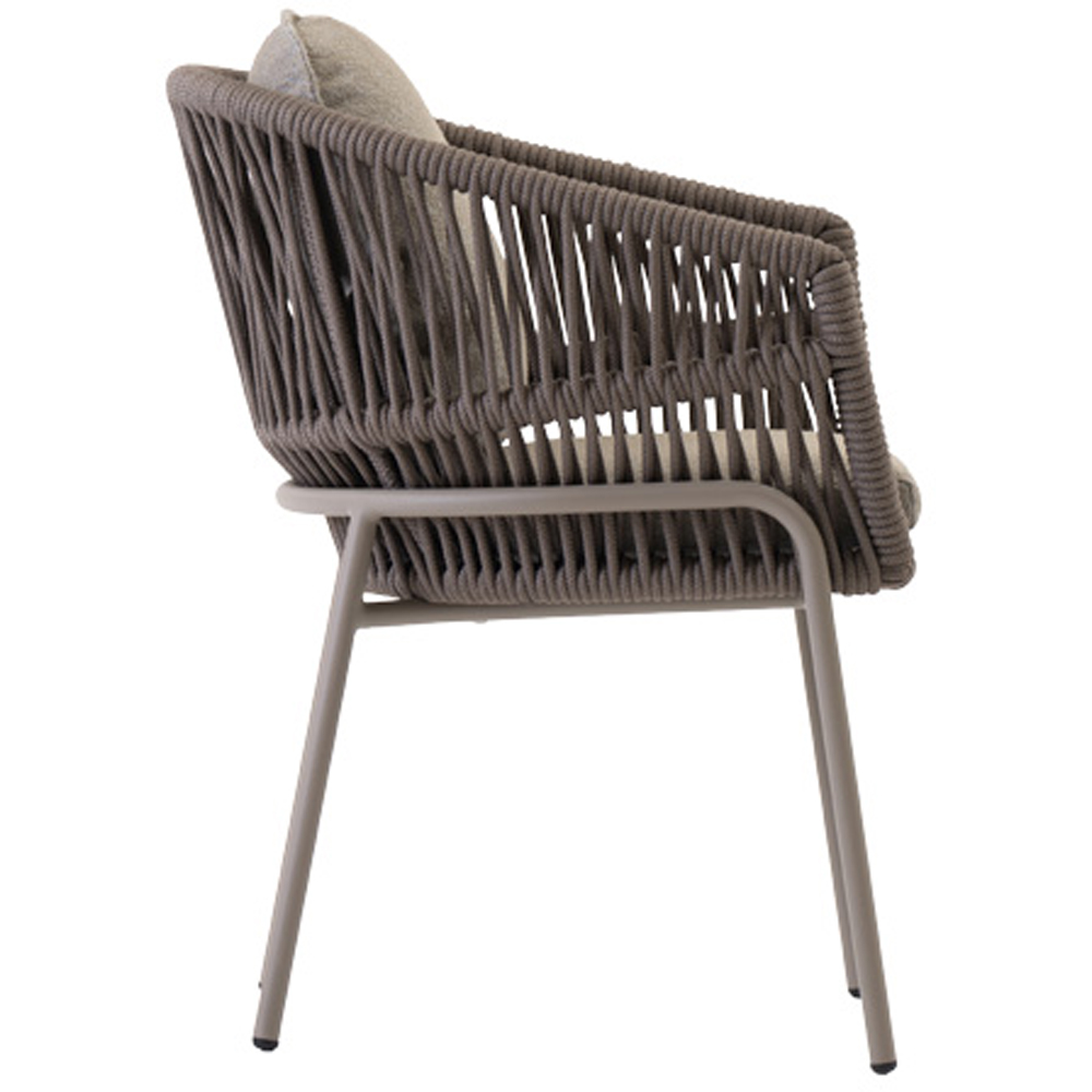 Scaun LIVINTWIST Rock, 61 x 78.5 x 60 cm, taupe