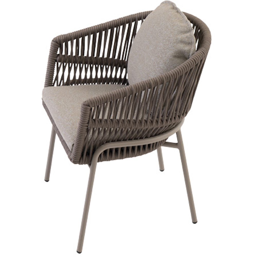 Scaun LIVINTWIST Rock, 61 x 78.5 x 60 cm, taupe