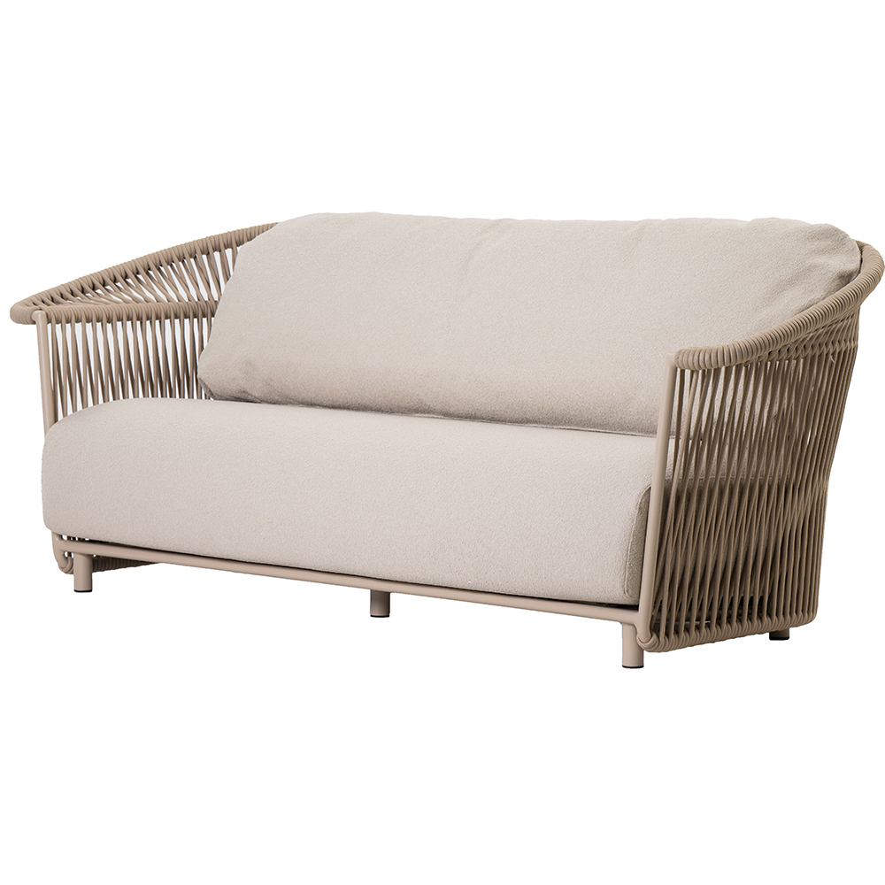 Canapea terasa LIVINTWIST Crown B1, aluminiu, 220 x 81.5 x 82.5 cm, bej