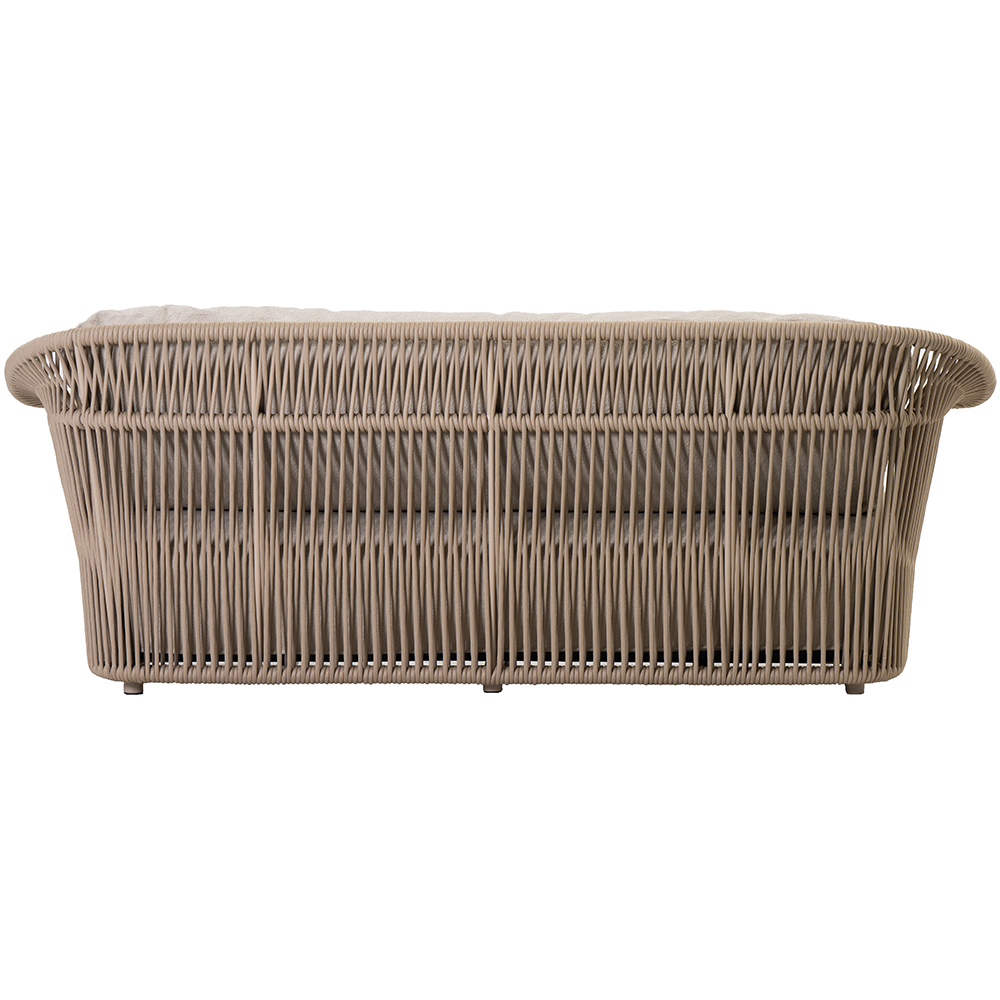 Canapea terasa LIVINTWIST Crown B1, aluminiu, 220 x 81.5 x 82.5 cm, bej